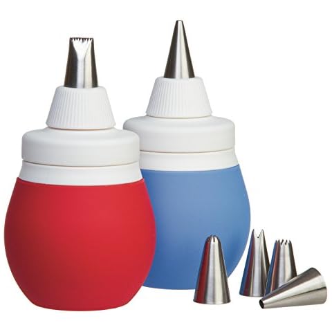 Prepworks by Progressive 8-Piece Frosting Bulb Decorating Kit (Red) Cover