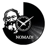 vinile Fusorario Disco Orologio in Vinile da Parete LP 33 Giri Silenzioso Idea Regalo Nomadi