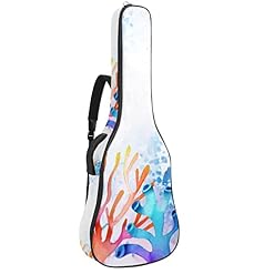 Étui de protection rembourré pour guitare classique et acoustique Motif panda dessiné à la main, Multicolore 09, 42.9×16… - Les Beatles, Paul McCartney, John Lennon, RIngo Starr, George Harrison