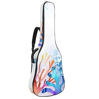 Étui de protection rembourré pour guitare classique et acoustique Motif panda dessiné à la main, Multicolore 09, 42.9×16… - Les Beatles, Paul McCartney, John Lennon, RIngo Starr, George Harrison