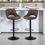 Design ergonomique: Avec son design ergonomique, ce tabouret bar avec dossier procure un bon soutien dorsal. Son assise en simili-cuir ultra-doux vous invite à vous installer confortablement pour des moments chaleureux en famille.