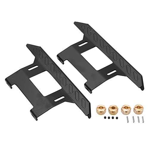 EVTSCAN Pedal lateral de metal para carro RC – substituição de pedal de liga de alumínio para Axial