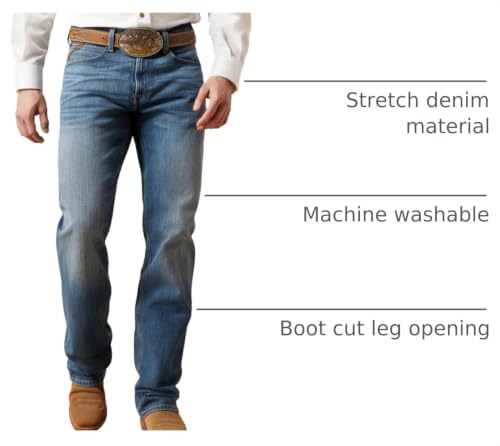 Image of ARIAT M2 Relaxed Boot Cut Jeans - Men's Relaxed Fit Denim