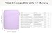 TiMOVO 13 Inch Tablet Sleeve with Pocket, Purple Lavender