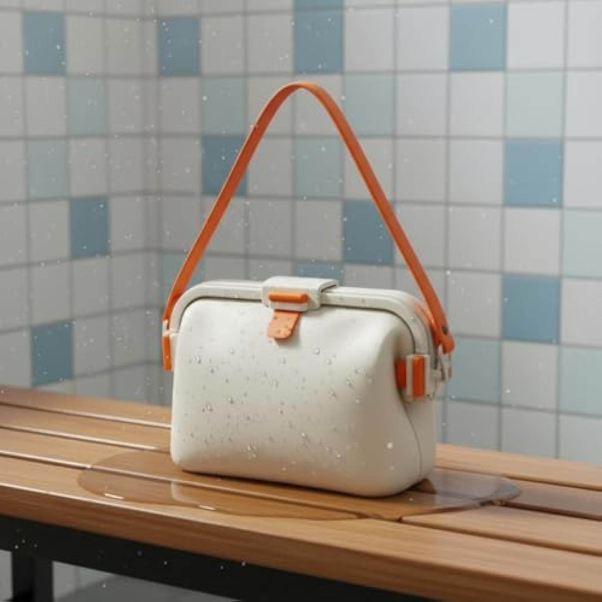 Frame Top Silicone Shoulder Bag for Outdoor Gear