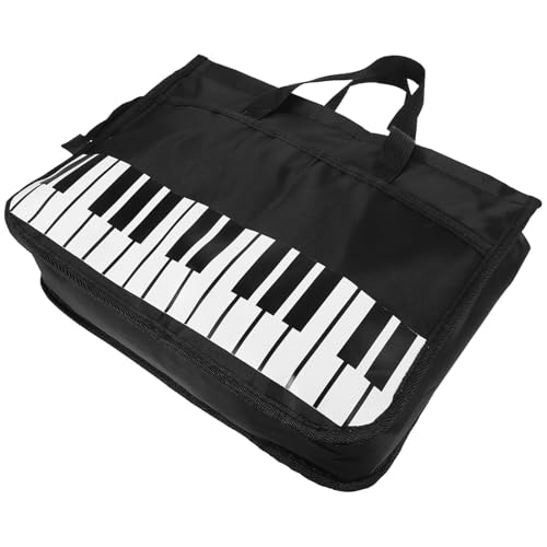 MAGICLULU Bolsa Porta Partituras Piano Gran Capacidad Nylon Oxford Correa Hombro para Clases Conciertos