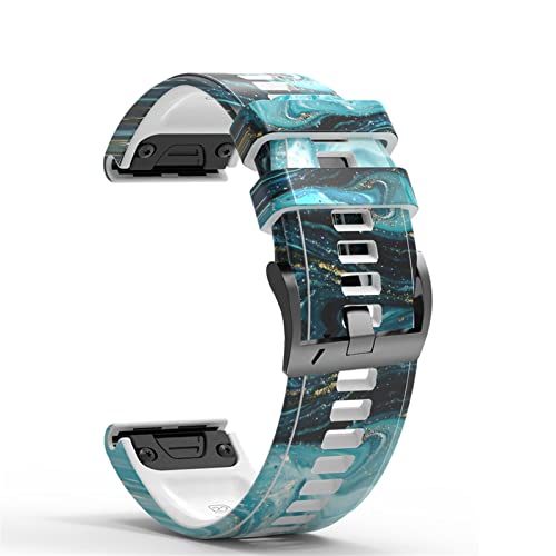 Bracelet Garmin Fenix 7 en silicone GUMMMY coloris agate au design de sport élégant