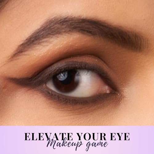 Image of TEE ESS Waterproof Liquid Eyeliner, Long-Lasting Smudge-Proof Formula with Fine Precision Tip, Quick-Drying Intense Finish for Winged, Bold & Everyday Eye Makeup (Brown)
