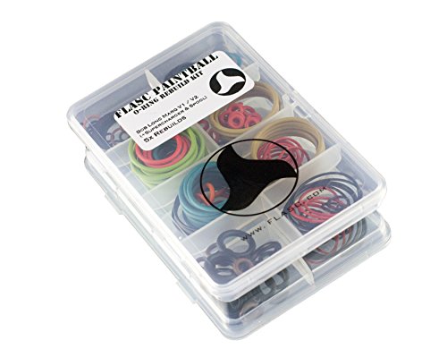 Bob largo Marq Victoria V1/V2 + GPU & VCOM Bobina 5 x Color Coded Paintball Junta Tórica Kit de reconstrucción por Flasc Paintball