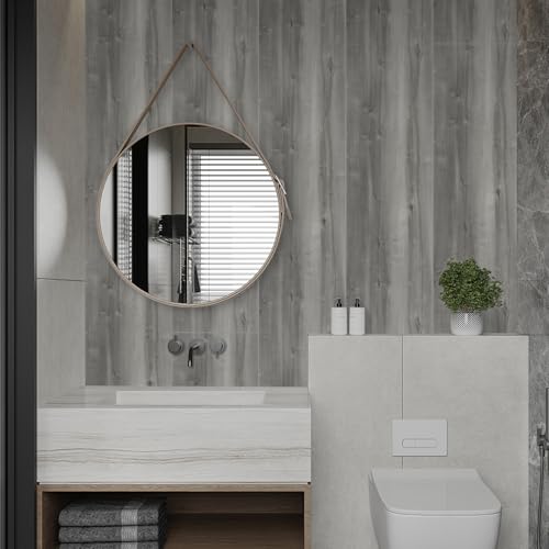 Revêtement sol vinyle gris imperméable pour rénover un sol abîmé sans travaux complexes - 6