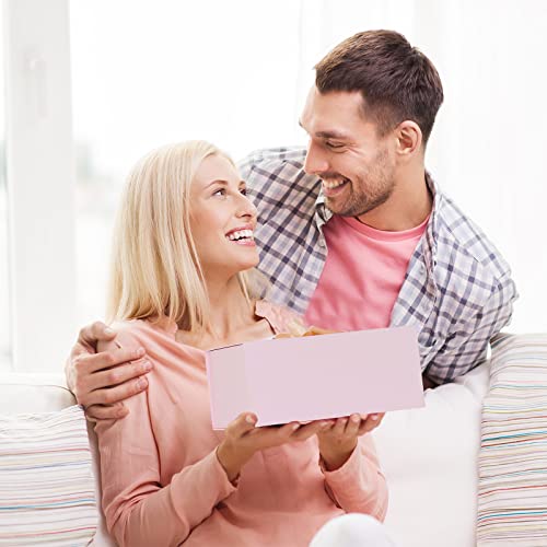 Gift Boxes With Lids 6 Pack, 14.5"X10"X4.5" Large Pink Gift Box With Ribbon Card Fancy Gift Wrap Boxes For Wrapping Presents Festival Anniversary, Birthday Weddings,Bridesmaid Proposal Box #TOP4