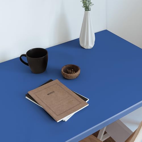 Adhesivo para cocina y sala Wallfluent color azul de 100x50 cm ideal para forrar puertas de armario 4