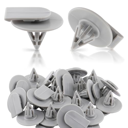 GoaMotors 20 PCS Wheel Arch Trim Clips, Grey Fender Fastener Rivet Retainers Replacement for Mini Copper R50 R52 R53 R56 Replacement 07132757821