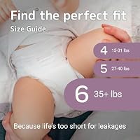 Bambo Nature Hypoallergenic Baby Diapers, Eco-Labelled Sustainable Diapers, Enhanced Leakage Protection, Totally Chlorine-free, Skin Friendly, and Super Absorbent - Size 6 (144 Count) — image 7