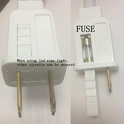 Foeers 3M 10Ft 110V Led Rope Lights Outdoor Wedding Christmas Holiday Decoration Lights (Warm Color) #TOP1