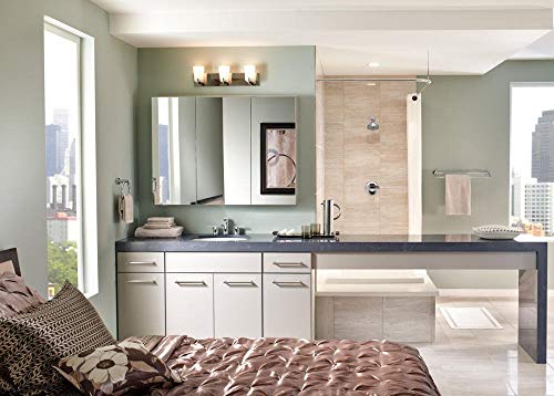 Image of Delta Faucet 77125 Compel 24 inch Bath Hardware Accessory Double Towel Bar Rack, Polished Chrome