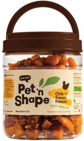 Pet 'n Shape Sweet Potato Chews Jerky Dog Treats - 1 Pound Chicken 16 Fl Oz (Pack of 1) image 4 of 9 B002CTFAU2