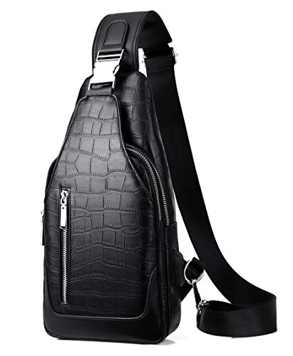 FSD.WG】sling Backpack for Men Chest Bag Crossbody Shoulder Bags Travel Bag Purse for Men with Water Resistant