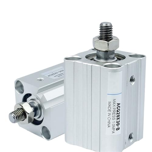 Cylindre pneumatique ACQ20x20 compact à double effet avec alésage magnétique filetage externe