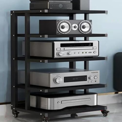 Estante para amplificador de 5 niveles: adiós al caos de cables de audio