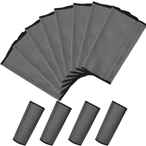 Image of Jexine Set of 8 Mesh Fly Boots for Horse Loose Fitting Non Slip Breathable Horse Fly Leggings Protective Reduces Stress Leg Fatigue Wraps for Preventing Flies Mosquitoes Bite