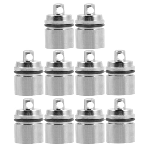 WATIIFUFU Llaveros Linterna LED 10 Piezas Base Luminosa de Cristal, Luces Intercambiables (, Cálido, Parpadeo Lento), Linterna Pequeña para Senderismo y Camping al Aire Libre