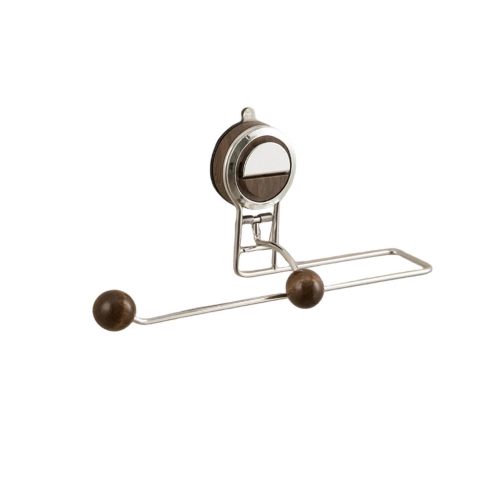 Xjdzineq Space Efficient Kitchen Paper Towel Organizers Suction Wall Mount Rustproof Stainless Steel Wood Materials Stainless Steel Towel Rack