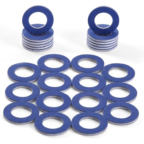 90430-12031 (26PCS) Oil Drain Plug Gasket Washer Premium Durable Aluminum Crush Washer - Leak-Proof OEM Replacement Fits Toyota/Lexus/Scion