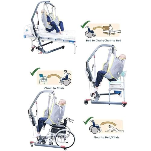 Correa de transferencia de pacientes médicos, cinturón de seguridad de soporte de cuerpo completo para una fácil movilidad entre la cama, el inodoro y la ducha