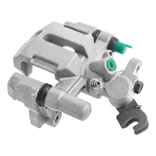 Image of Detroit Axle - Rear Left Brake Caliper for 1995-1998 Mazda Protege, Driver Side Disc Brake Caliper with Bracket 1996 1997 Replacement