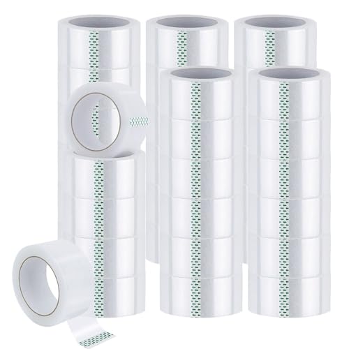 GERRIT 36 Rolls Clear Carton Sealing Packing Tape Box Shipping 2 mil 2