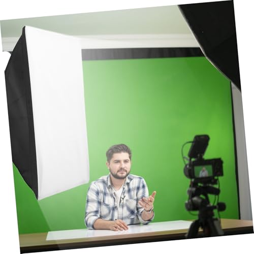 Image of Uonlytech 1Set Softbox Lighting with Remote Control Dual Color Temperature Bulb Stand Softbox for Photography Video Recording Compact Portable Photo Equipment