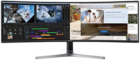Samsung LC49RG90SSUXEN 49" Curved LED Gaming Monitor - Dual WQHD 5120 x 1440, 120Hz, HDMI, Displayport, USB