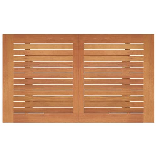 Table de jardin pliante en bois extérieure résistante aux intempéries
