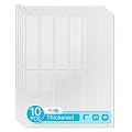 Art3d 11.4 x 9 Inch Heavy-Duty Peel and Stick Backsplash for Home Décor, 10-Pack Vinyl Wall Tiles for Kitchen Countertop, White