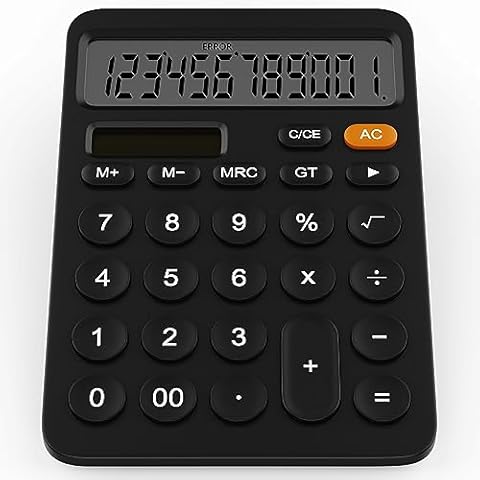 Guyucom 12-Digit Solar and Battery Calculator Cover