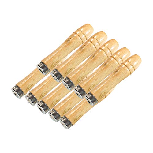 Weanty 10 x Hartholzfeilen-Griff-Schaft, Handfeilen, Handwerkswerkzeug, Heimwerker, Industrie Cover