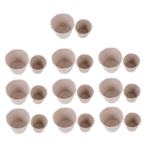 BESPORTBLE 100pezzi Germinazione in Riciclabile Propagatore Per Ortaggi Pomodori Piante Sacchetto Gratuito Per Semina e Trapianto Diretto