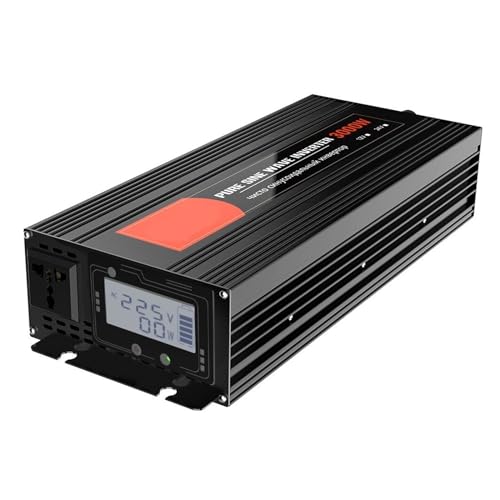 Convertisseur 12V 220V pur sinus pour le camping-car et l'autonomie solaire avec écran LCD
