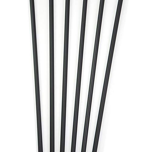 Sharrow Archery Carbon Arrows 30 Inch Hunting Arrows Target Practice Spine 500 With 3" Arrow Vanes Removable Tips Arrow Quiver For Recurve & Compound Bo (12 Pcs Arrow) #TOP1