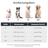 Pawk hundebet Grosse Hunde, XL Hundekissen Waschbar Abnehmbar, Hundekorb Flauschig Atmungsaktiv Anti-Rutsch, Hundebetten für Mittelgroße und Grosse Hunde, 107x69x10cm