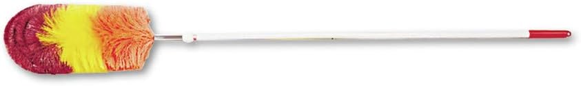 UNISAN Polywool Duster, Metal Handle Extends 130cm - 210cm , Assorted Colours