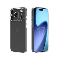 Captor Cover iPhone 17 Pro, Custodia Trasparente in Silicone Morbido, Anti-Ingiallimento, Flessibile e Resistente per iPhone 17 Pro Cover (Bordi Rialzati e Protezione Fotocamera)