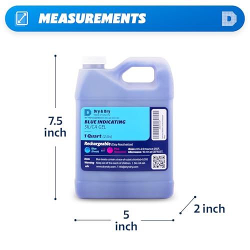 dry amp dry blue indicating silica gel beads desiccants industry standard 3-5 mm - reusable desiccant beads silica beadsblue to pink - 2 lbs