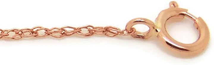 14K Rose Gold Rope Chain Extender, 2", or 3" Length Priced Individually Findings (2)