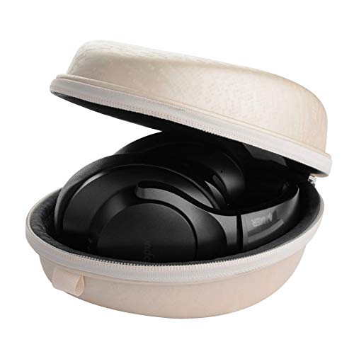Linkidea Funda de transporte para auriculares compatible con Anker Soundcore Life Q30, Life Q35, Life Q10, Sennheiser MOMENTUM 3, MOMENTUM 2, funda protectora de viaje (oro mate)