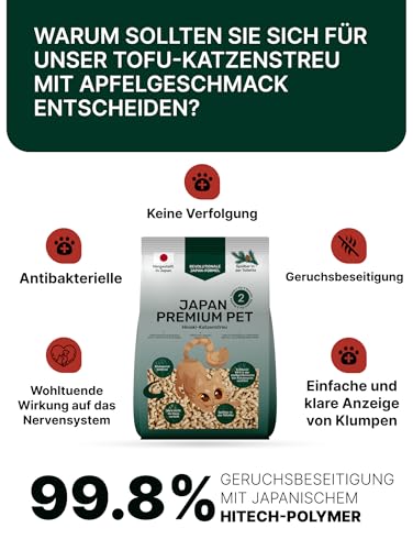 Vielschichtig Antibacterial Katzenstreu Pellets aus Weißes Zedernholz | 100% Pflanzliche Katzenstreu Staubfrei mit Maximaler Saugkraft | 7L