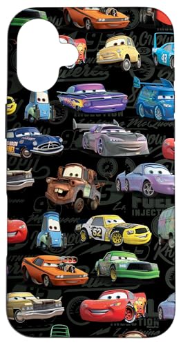 Disney PIXAR Cars Pattern Print Case for iPhone 16 Plus