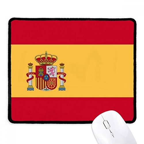 Alfombrilla de ratón de España con bordes cosidos para regalo de oficina