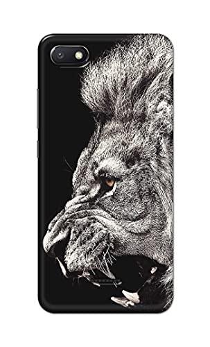 Image of Roaring Lion Hard Back Case Cover for Redmi 6A Back Cover -(J5) VNS2225